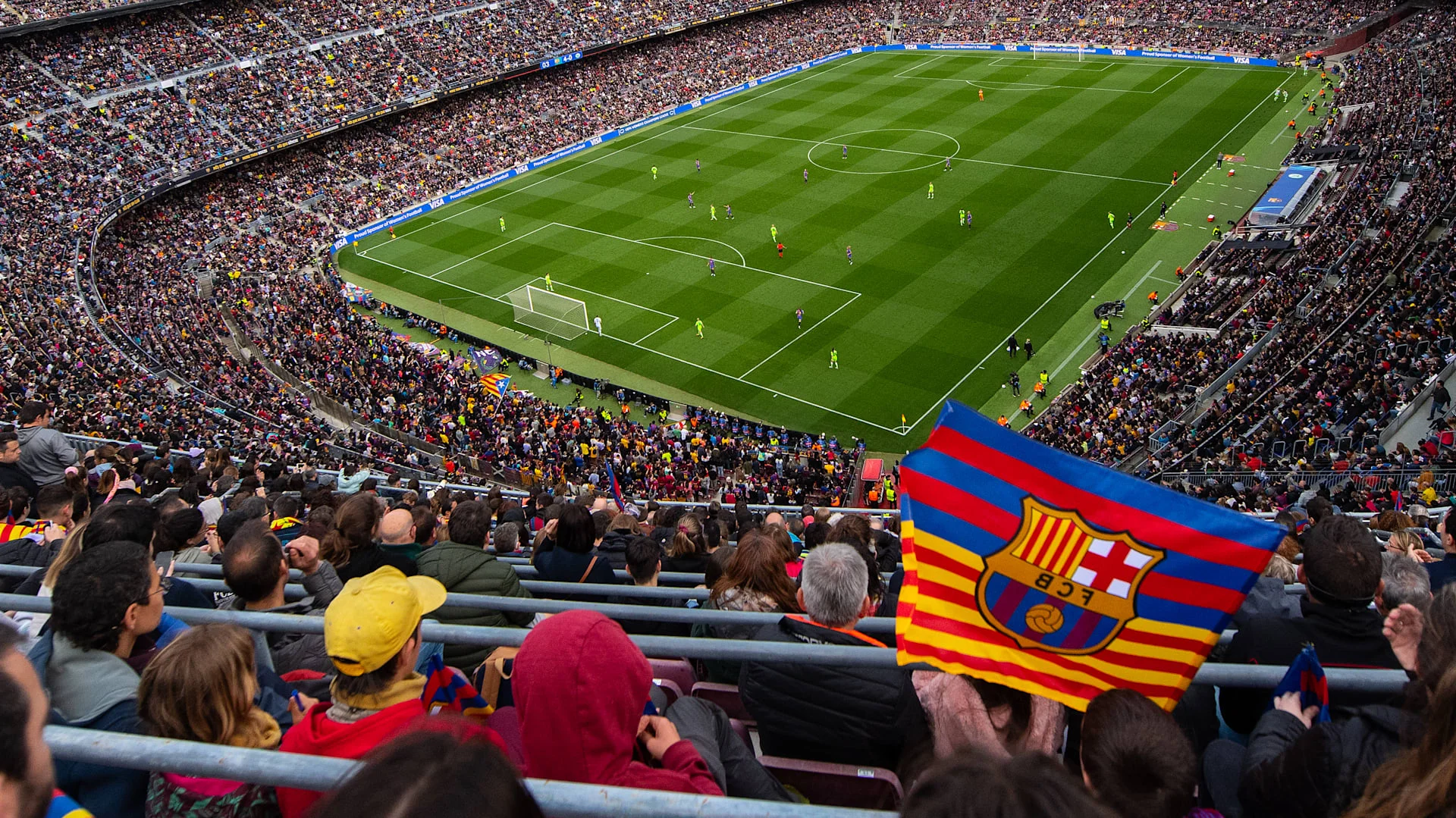 体育赛事现场精彩氛围